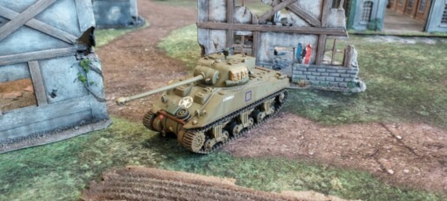 sherman firefly vc 1 56 - wargaming3d 28mm 1939-1945 wwii ww2 commonwealth united kingdom arvernes miniatures english great britain ww 2 miniature wargamming 3d print model - Mito3D