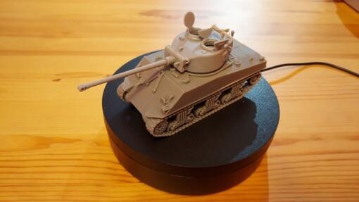 sherman m4a3 1 56 28mm wargaming3d Catégorie Etats Unis ww2 miniature wargaming 3d print model - Mito3D