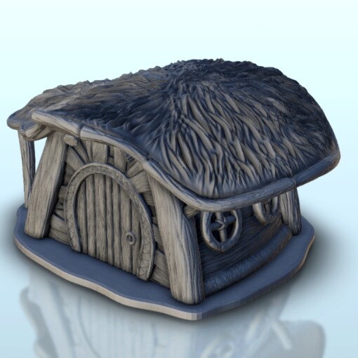 pequeña hobbit agujero 6 wargaming3d Categorías 1 100 15mm 56 28mm 72 76 20mm 500 1500 Medieval digital stl ARCHIVOS fantasía terrestre terreno accesorios años arquitectura edificio oscuro imperio fantástico juego casa medieval medio miniaturas paisaje mesa tradicional pueblo guerra miniatura 3D print model - Mito3D