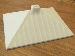 küçük teneke çatı - wargaming3d Mm minyatür alternatif binanın serisi kullanın takas olabilir diğer bina çatıları çeşitli ekleyin 3d print model - Mito3D