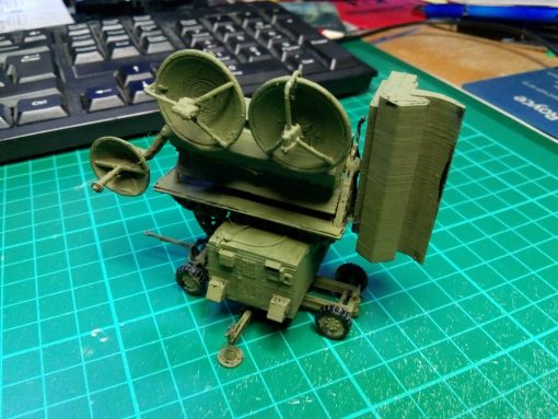 snr-75-s 75 directive missile radar de suivi - wargaming3d 28mm miniature 1 100 différents modèles versions sam-2 la système 3D print model - Mito3D