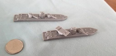 soviet bronekater armoured patrol boat 1 300th scale - wargaming3d 28mm miniature stl allow you print models ww2 navy's boats known bronekaters there were multiple class manufactured soviets model represents mid-sized which commonly mounted turrets t-34 76 tanks even katyusha rocket launcher can represent pr 1124 featured article https wwwo5m6de redarmy old bronekaterhtml 1125 fit into your flotilla cruel seas table top gaming 3d print model - Mito3D