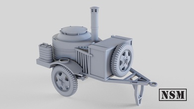 soviet field kitchen - wargaming3d miniature wargamming 3d print model - Mito3D