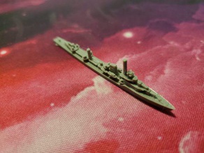 soviet gnevny-class destroyer - wargaming3d 28mm miniature 1 1800th scale model certain elements not 3d print model - Mito3D