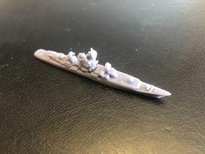 Soviético kresta ii clase guiado misil crucero wargaming3d miniatura juego guerra 3d print model - Mito3D