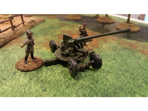 soviet model 1939 37mm aa gun - wargaming3d 28mm miniature red army's has been optimized fdm printing 3D print model - Mito3D