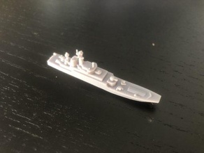 soviet ropucha class landing ship - wargaming3d miniature wargamming 3d print model - Mito3D