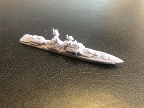 soviet udaloy class guided missile destroyer - wargaming3d miniature wargamming 3d print model - Mito3D