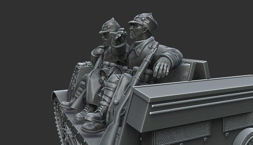 sovyet kış savaş yolcular wargaming3d 28mm minyatür 3D print model - Mito3D