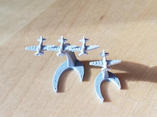 soviet yak-9 fighter - wargaming3d 28mm miniature 1 900th scale yakovlev model certain elements not 3D print model - Mito3D