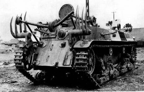ss ki armoured engineering vehicle soukou sagyou - wargaming3d Categories: 1:56 / 28mm, 1939-1945: WW2, WWII Japan, Japanese 28mm 1 56 bulldozer bolt action flamethrower flammpanzer japan wwii miniature wargamming 3d print model - Mito3D