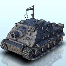 fırtınacı 38 cm rw61 wargaming3d minyatür savaş oyunları tank cıvata aksiyon alevler of İki ww2 3d print model - Mito3D