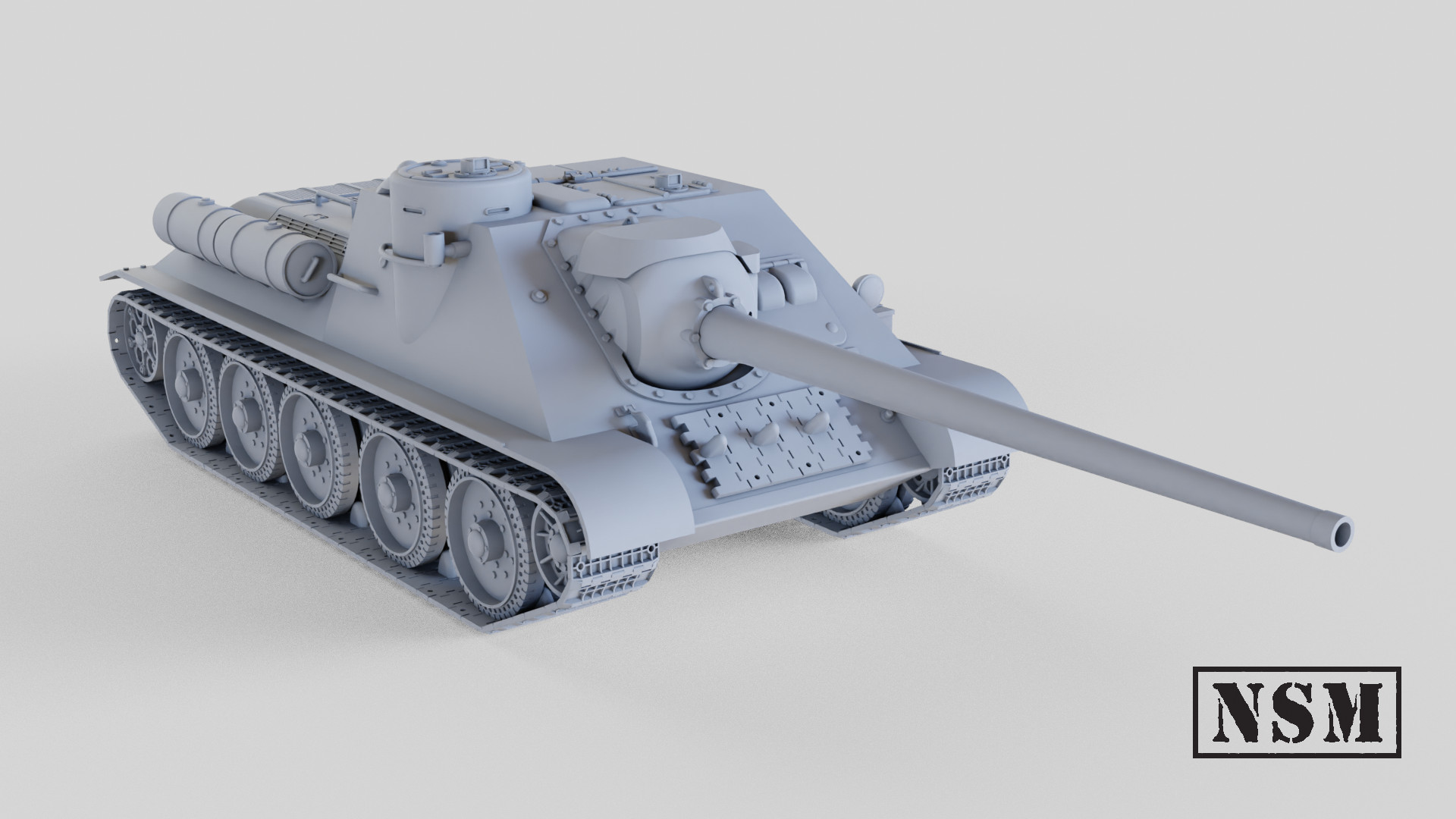 su 100 wargaming3d Miniatur Wargaming 3D print model - Mito3D