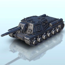 su-152 - wargaming3d miniature wargamming #tank, 1 56, 1:100, 1:100 / 15mm, 1:35, 1:56 28mm, armoured vehicle, blitzgrieg, bolt action, Flames of War, miniature, red army, RedArmy, soviet tank, two, USSR, vehicle 3d print model - Mito3D
