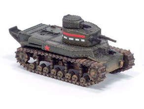 t-24 medium 1932 - wargaming3d 28mm miniature soviet union's first real attempt original tank design rather than copying designs other nations not entirely successful had habit spontaneously bursting into flames example but taught designers enormous amount chassis later used much more successfully basis komintern heavy tractor 1 100 scale 15mm model multiple parts there options print hull tracks attached separate components 3d print model - Mito3D