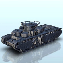 t-35a m1934 - wargaming3d miniature wargamming #tank, 1 56, 1:100, 1:100 / 15mm, 1:35, 1:56 28mm, armoured vehicle, blitzgrieg, bolt action, Flames of War, miniature, red army, RedArmy, soviet tank, two, USSR, vehicle 3d print model - Mito3D