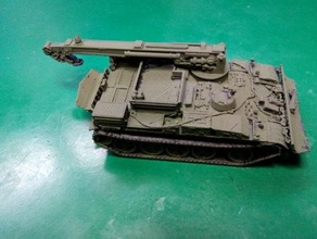 t 55tk alemán ruso número wargaming3d miniatura juego guerra NÚMERO rastreado urss 3d print model - Mito3D