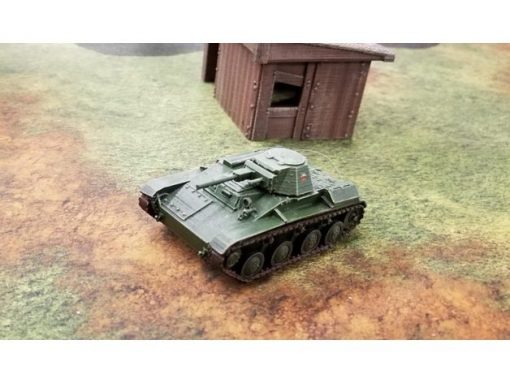 t-60 light tank - 28 mm reworked march 2021 wargaming3d 28mm miniature 3D print model - Mito3D