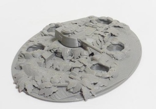 tank emplacement profile designed japanese type 97 medium 1 56 scale variant 03 - wargaming3d miniature wargamming bolt action, British Army, Japanese, Pacific Theatre, USA, WWII 3d print model - Mito3D