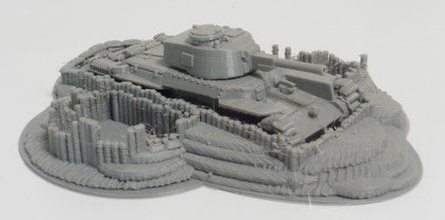 Panzer Einlagerung Bauholz verstärkt entworfen japanisch Art 97 1 56 Rahmen no9 16 Varianten wargaming3d Miniatur Wargaming Bolzen Aktion britisch Heer Japanisch Pazifik 3d print model - Mito3D