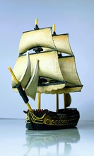 temeraire-class french ship 74 gun - 1782 1862 wargaming3d 28mm miniature 3d print model - Mito3D