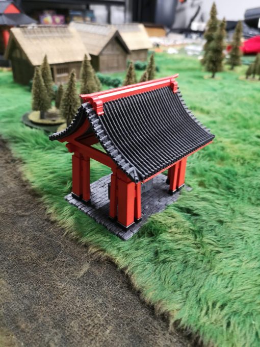 temizuya arıtma türbe - wargaming3d Mm minyatür uygun oyunlar feodal Japonya dönemi sırasında ayarlayın 3D print model - Mito3D