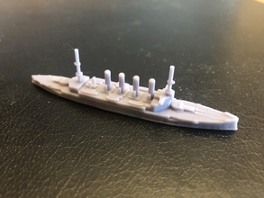 tennessee class armored cruiser - wargaming3d miniature wargamming 3d print model - Mito3D