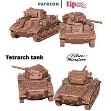 tetrarch tank 28mm wargaming3d minyatür savaş oyunları gmc tetrark AMERİKA BİRLEŞİK DEVLETLERİ Amerikan ordusu 3d print model - Mito3D