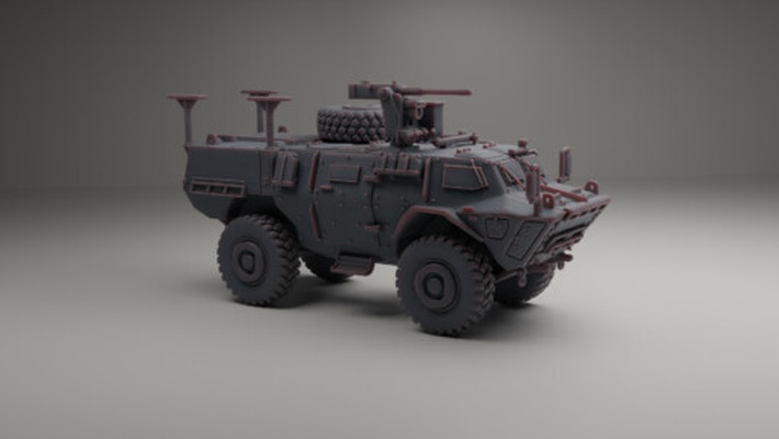 textron tactical armoured patrol vehicle tapv - wargaming3d 1 56 28mm 72 & 76 20mm 1980+ modern 3d printables historically accurate military miniature scalemodel tank toy wargaming wargamming 3d print model - Mito3D