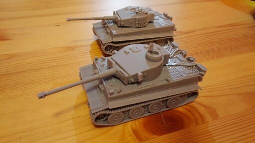 tiger ausf h1 1 56 28mm - wargaming3d german panzer ww 2 miniature wargamming 3d print model - Mito3D