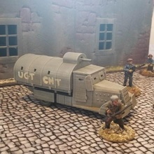 tiznao blindado camión wargaming3d 28mm miniatura 3d print model - Mito3D