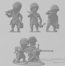 guerre tons américain m2 50cal wargaming3d miniature wargaming dessin animé Afficher 3d print model - Mito3D