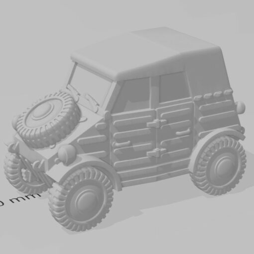 toonkrieg belwagen sample - wargaming3d miniature wargamming cartoon, Toon, ToonKrieg 3D print model - Mito3D