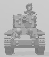 guerre tons Cromwell wargaming3d miniature wargaming dessin animé 3d print model - Mito3D