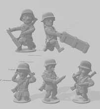 guerra tom pak 40 extra equipe técnica wargaming3d miniatura jogos desenho animado 3d print model - Mito3D