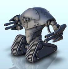 tr 700 soldier-robot 5 + supported version - wargaming3d miniature wargamming 40000, figure, future, futurism, futuristic, legion, miniatures, odyssey, opera, resin, scenery, Sci-Fi, scifi, SF, sla, squad, star wars, statue, w40k, warhammer, warmachine 3d print model - Mito3D
