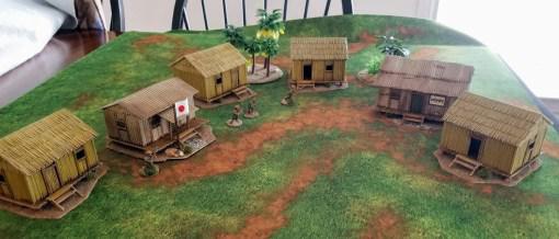 tropical village paquet 28 mm wargaming3d miniature 3d print model - Mito3D