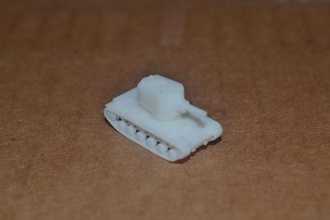 u-3 - wargaming3d 28mm miniature 1939 prototype tank would later known kv-2 3d print model - Mito3D