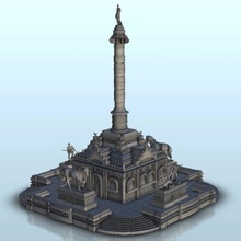 urban monument statues - wargaming3d miniature wargamming accessoriesmodern, Architecture, blitzgrieg, bolt action, build, building, construction, design, edifice, european, figures, Flames of War, game, games, history, home, house, miniatures, residence, scenery, sgm, structure, tabletop, terrain, urban, urbanism, wargame, warhammer, world war, WWII, xix, xx 3d print model - Mito3D
