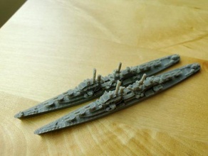 us atlanta-class cruiser - wargaming3d 28mm miniature 3d print model - Mito3D