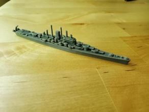 nous des moines-croiseur de classe - wargaming3d 28mm miniature 1 1800th échelle modèle certains éléments pas à l'échelle 3d print model - Mito3D