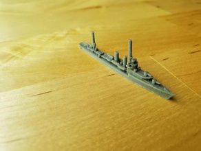 us farragut-class destroyer - wargaming3d 28mm miniature 1 1800th scale model certain elements not 3d print model - Mito3D