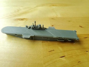 us iwo jima-class amphibious assault ship - wargaming3d 28mm miniature 1 1800th scale model certain elements not 3d print model - Mito3D