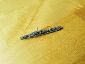 us john c butler-class destroyer escort - wargaming3d 28mm Miniatur 1 1800er Maßstab model bestimmte Elemente nicht skalieren 3d print model - Mito3D