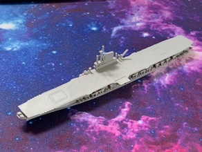 us midway carrier - wargaming3d 28mm miniature 3d print model - Mito3D