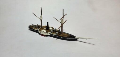 uss css water witch - wargaming3d Categories: 1:600, 1:700, 1571-1862: Age of Sail, Sail american civil war ironclad missisippi union miniature wargamming 3d print model - Mito3D