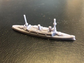 uss olimpia blindado crucero wargaming3d miniatura juego guerra 3d print model - Mito3D