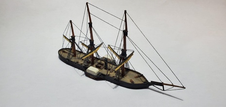 uss susquehanna - wargaming3d miniature wargamming American Civil War, Ironclad, Susquehanna, Union 3d print model - Mito3D