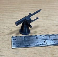 vickers-armstrong 40 mm mitrailleur - wargaming3d miniature wargamming 2-pdr, 40mm, anti-aircraft, British Army, dutch navy, vickers 2-pdr 3d print model - Mito3D