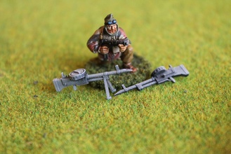 vickers wargaming3d miniature wargaming 1 56 28mm Commonwealth machine pistolet WW 2 3d print model - Mito3D
